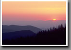 Appalachian Mountains, Sunset, Smoky Mountain NP