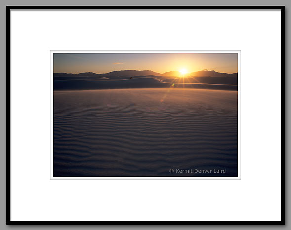 Dunes Sunset, White Sands, NM